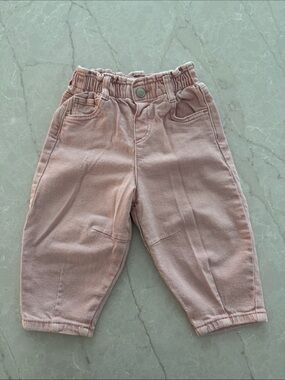 Zara Dusty Pink cute Jeans Size 1 1/2 years 18 mos